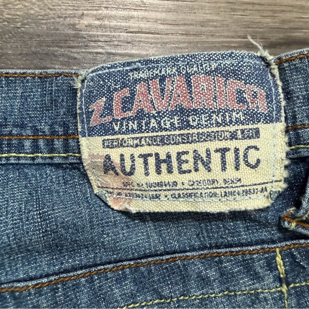 Z Cavaricci Bootcut Jeans Womens Size 16 Medium Wash Stretch Denim Y2K - Picture 14 of 16